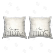 Stupell Studio | Love You More Most Romantic Typography