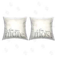 Stupell Studio | Love You More Most Romantic Typography