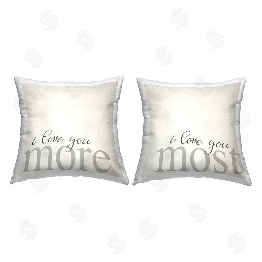 Stupell Studio | Love You More Most Romantic Typography