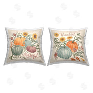 Janelle Penner | Thankful Grateful Autumnal Plants Floral Pumpkins