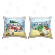 Paul Brent | Coastal Christmas Beach Snowman