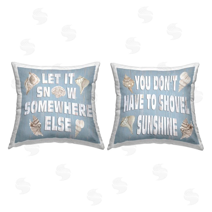 Cindy Jacobs | Nautical Holiday Let It Snow Phrases