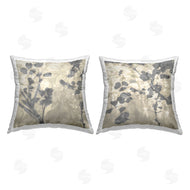 Danielle Carson | Modern Grey Fluid Botanicals
