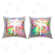 Kristen Drew | Bold Vivid Palm Tree Silhouettes