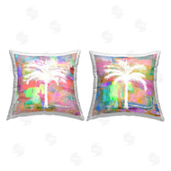 Kristen Drew | Bold Vivid Palm Tree Silhouettes
