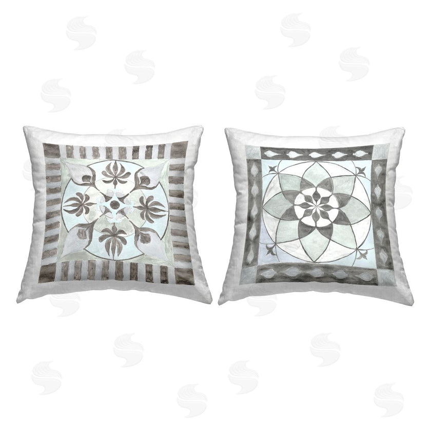 Charity Henderson | Neutral Blue Centralized Pattern