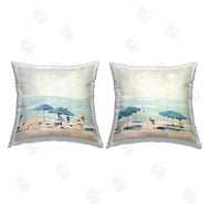 Emma Scarvey | Beachgoers Sunny Summer Shoreline
