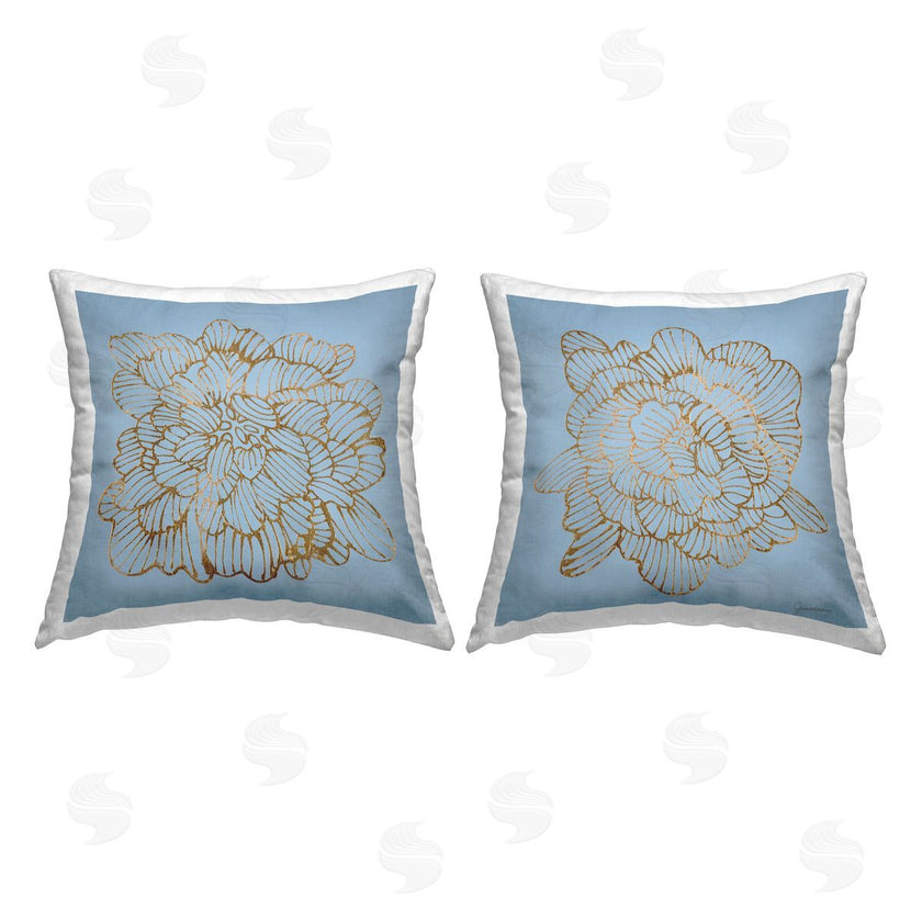 Liz Jardine | Blue Glam Flower Blossoms