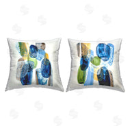 Liz Jardine | Patterned Round Blue Stones