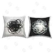 KC Haxton | Black & White Chaotic Scribble