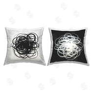 KC Haxton | Black & White Chaotic Scribble