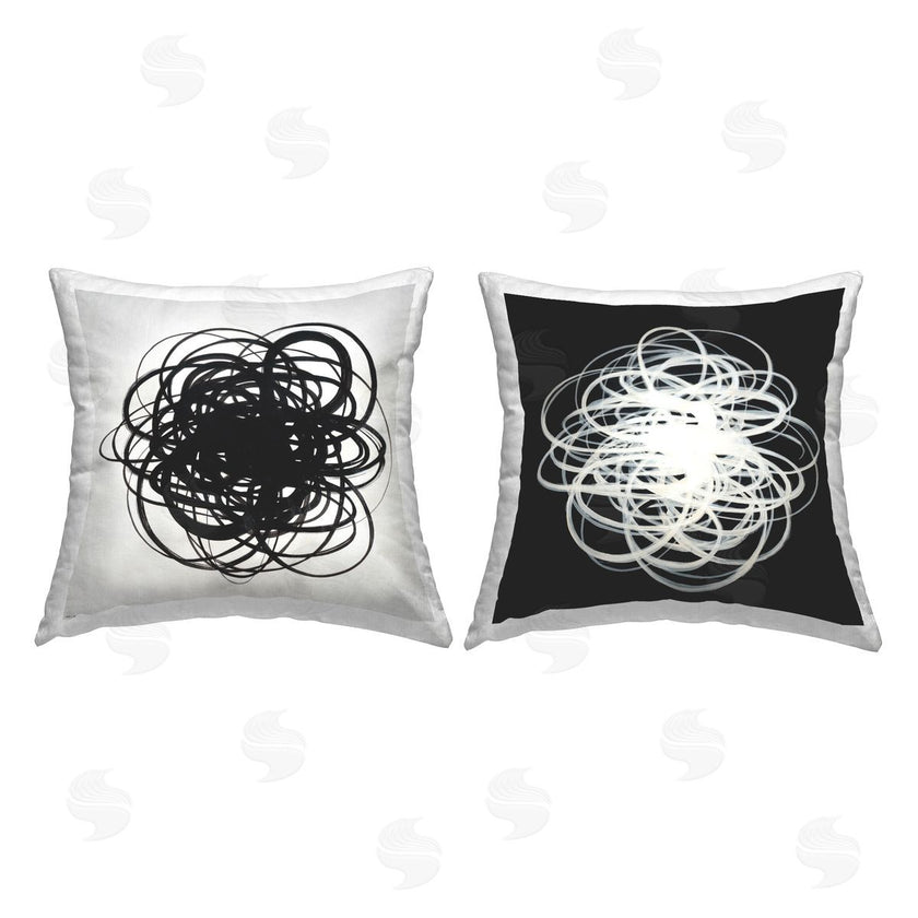 KC Haxton | Black & White Chaotic Scribble