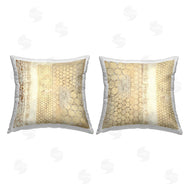 Laura Van Horne | Rustic Beige Geometric Pattern