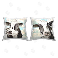 Melissa Wang | Cow Portrait with Clouds
