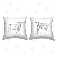 Ethan Harper | Cows in Sketched Style