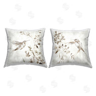 Carol Robinson | Hummingbirds & Ivory Flowers