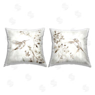 Carol Robinson | Hummingbirds & Ivory Flowers
