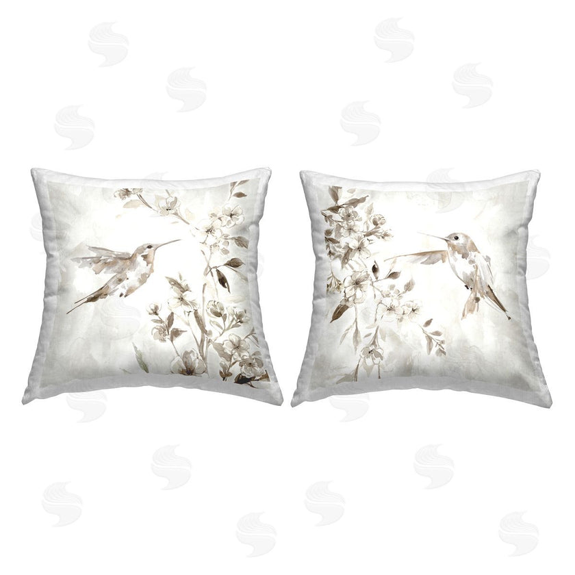Carol Robinson | Hummingbirds & Ivory Flowers