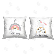 LSR Design Studio | Love You Unicorn Rainbow