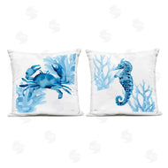 Cat Thurman Designs | Crab & Seahorse with Coral