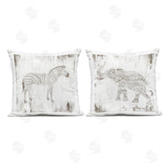 Janet Tava | Rustic Boho Striped Animals