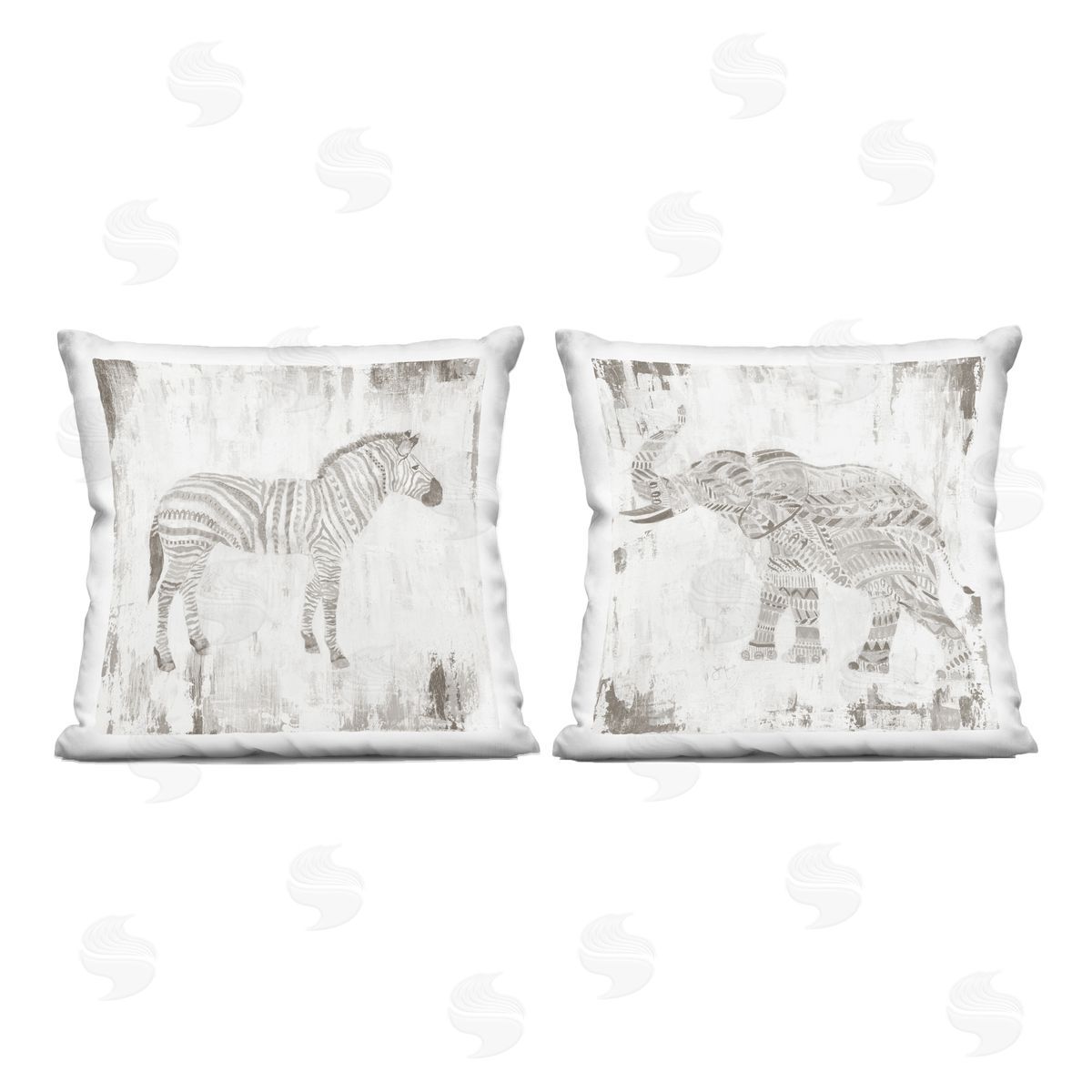 Janet Tava | Rustic Boho Striped Animals