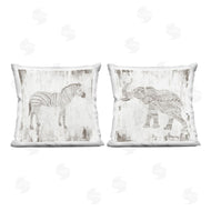Janet Tava | Rustic Boho Striped Animals