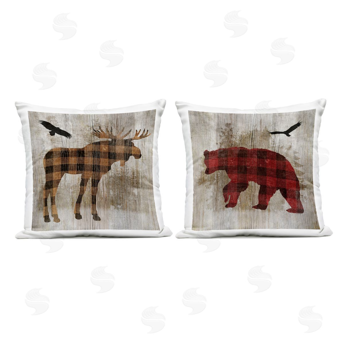 Susan Arnot | Woodland Creatures Plaid Silhouettes
