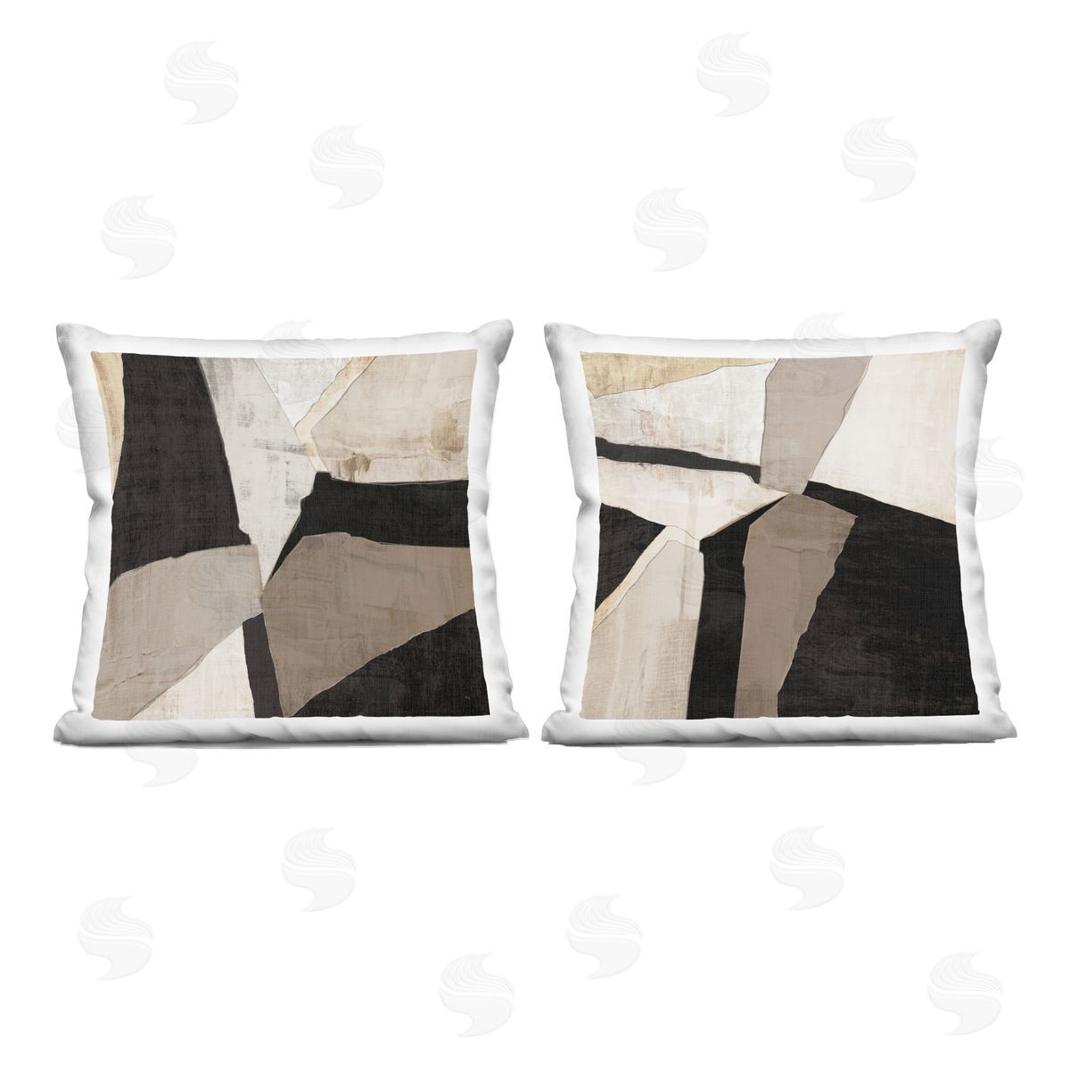 Susan Jill | Neutral Fragmented Geometric Shapes
