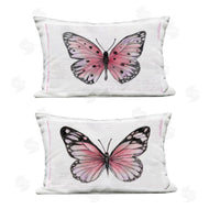 Janet Tava | Pink Butterflies with Vintage Cursive