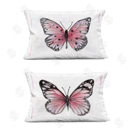 Janet Tava | Pink Butterflies with Vintage Cursive