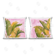 Grace Popp | Pink & Palms Leaves