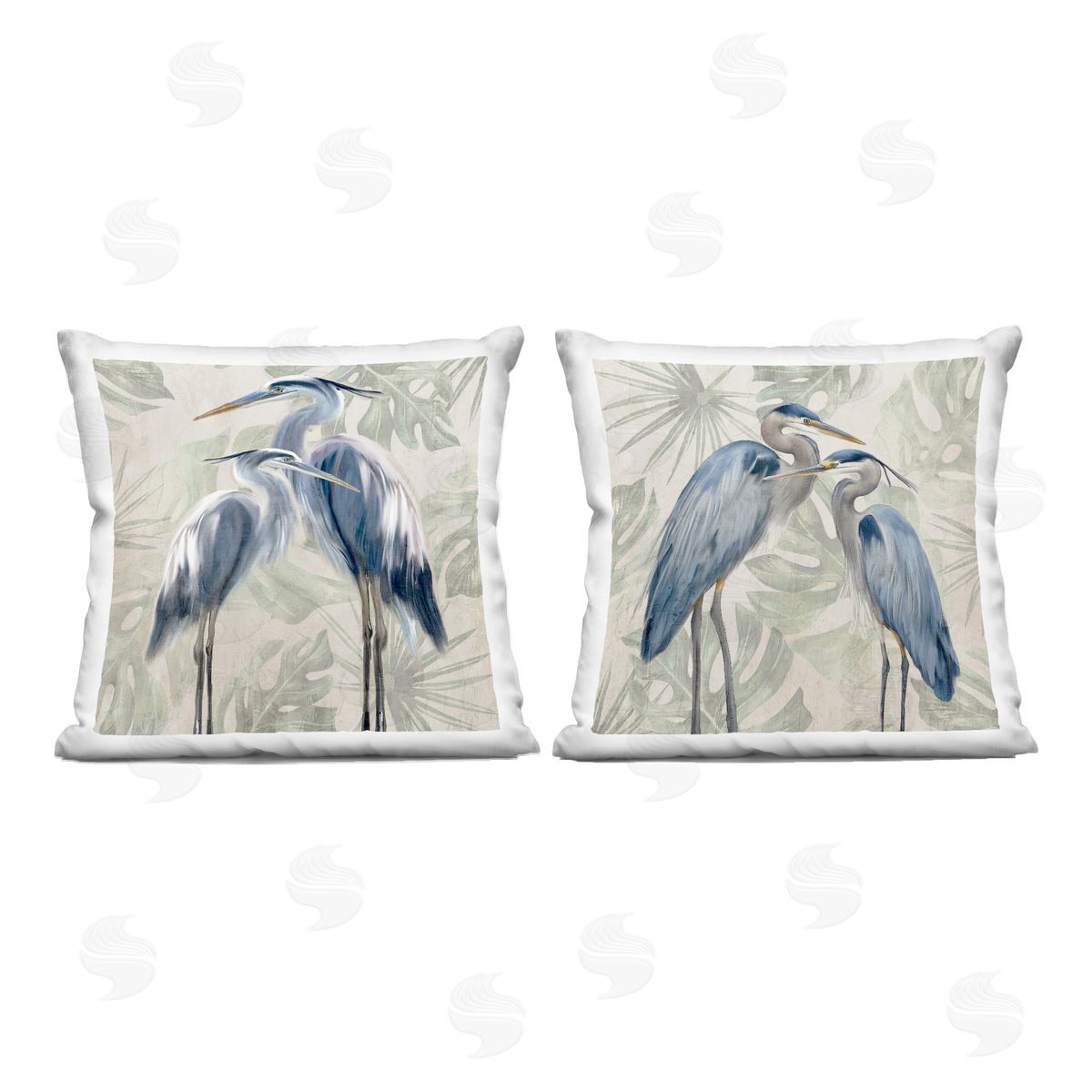 Kim Allen | Blue Heron Palm Pair