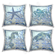 Erica Christopher | Blue Detailed Sea Life Underwater