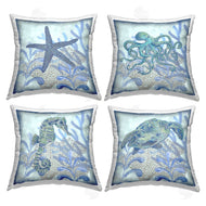 Erica Christopher | Blue Detailed Sea Life Underwater