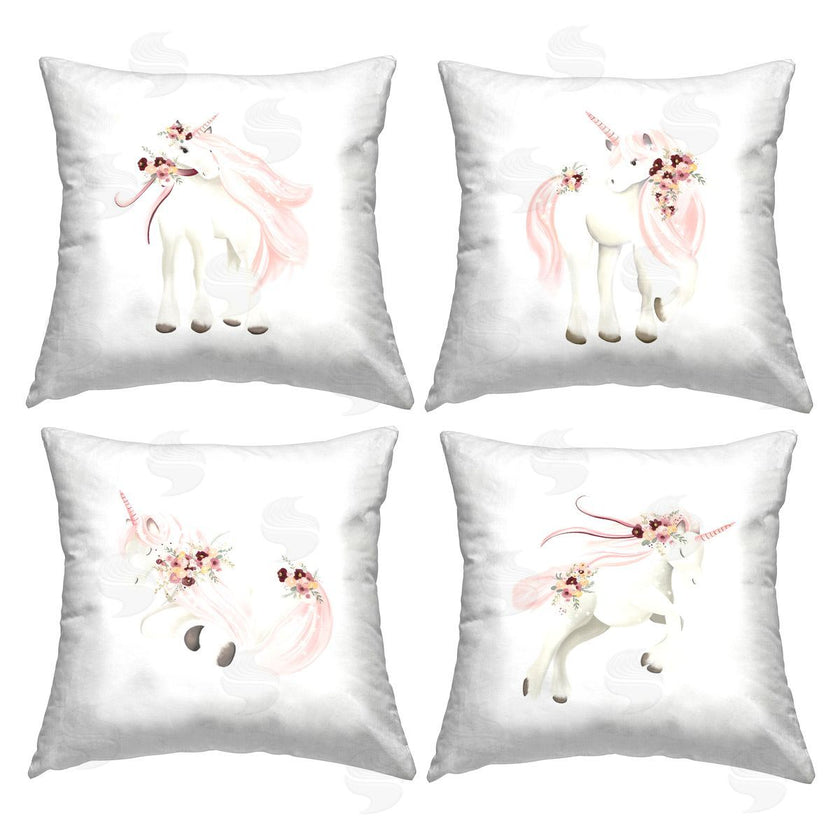 Studio Q | Pink Floral Unicorns