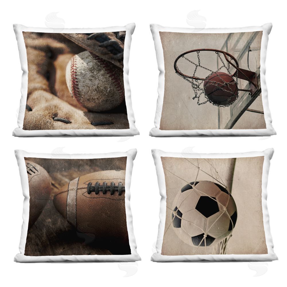 Kim Allen Inspiring Sports Be The Ball Indoor Printed Pillow Set