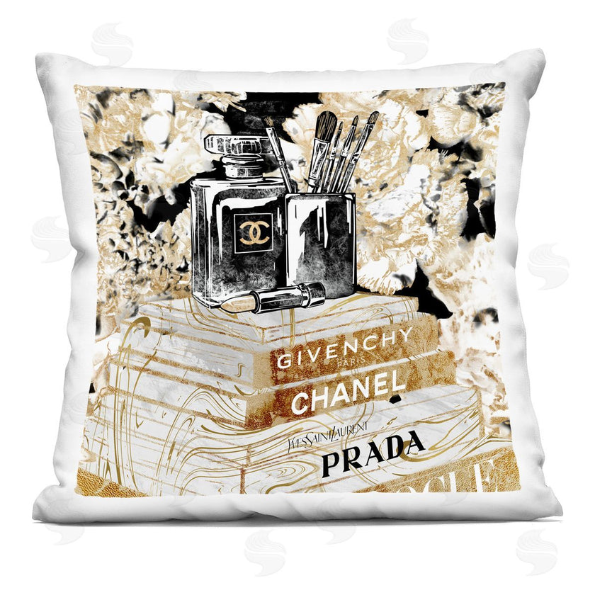 Ziwei Li | Glam Designer Accessories Women's Fashion Books Printed Pillow
