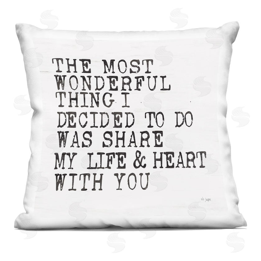 JAXN BLVD | Most Wonderful Thing to Share Romantic Inspirational Quote