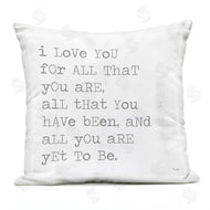 JAXN BLVD | I Love You For All That You Are Inspirational Love Quote