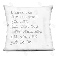 JAXN BLVD | I Love You For All That You Are Inspirational Love Quote