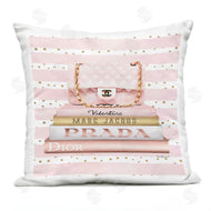 Amanda Greenwood | Pink Designer Bag on Fashion Bookstack Striped Pattern