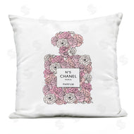 Martina Pavlova | Pink Rose Floral Perfume Bottle Designer Fashion