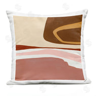 Ruth Fromstein | Terracotta Abstract Landscape Fluid Shape Composition