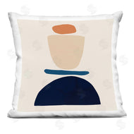 Victoria Barnes | Western Balanced Abstract Shapes Orange Blue