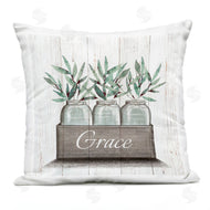 Elizabeth Tyndall | Green Plant Foliage in Jars with Grace Sentiments