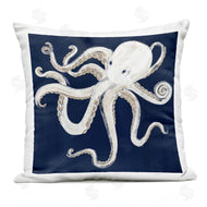 Gina Ritter | Whimsical Nautical Octopus Illustration Ocean Blue