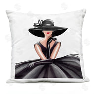 Elizabeth Tyndall | High End Fashion Glam Pose Luxurious Black Dress