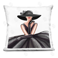 Elizabeth Tyndall | High End Fashion Glam Pose Luxurious Black Dress