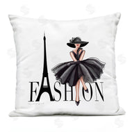 Elizabeth Tyndall | Parisian Fashion Illustration High End Design Black Dress